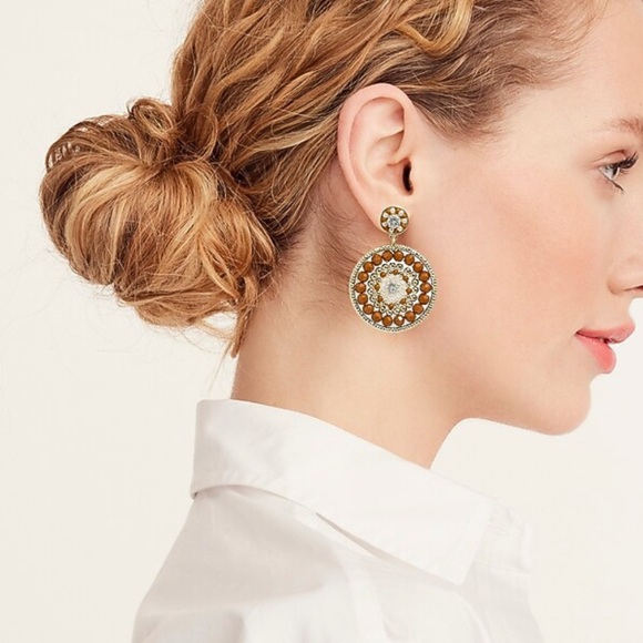 J.Crew Factory Beaded Circle Earrings - Picture 5 of 5